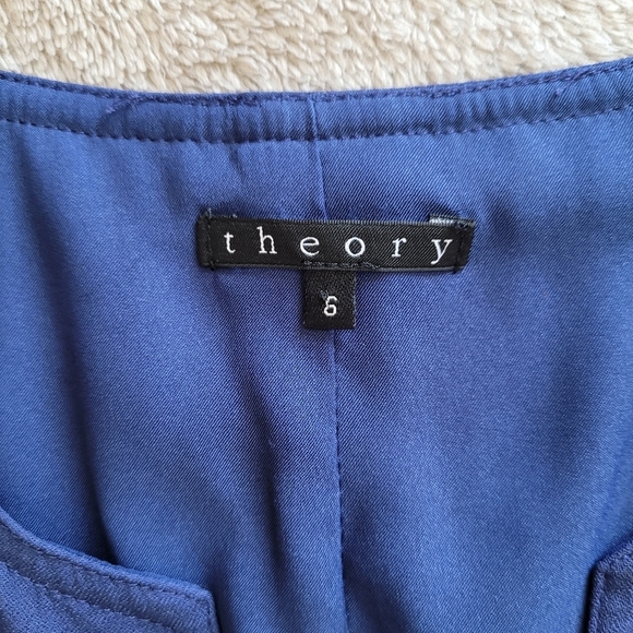 Theory Adalize Habitat blue sleeveless dress size 6 - Picture 15 of 15